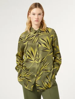 Camicia in twill stampato*Marina Rinaldi New