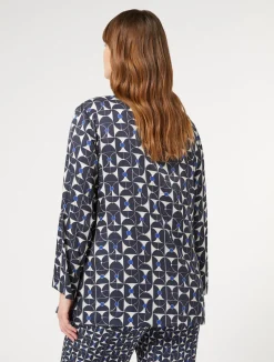 Camicia in twill stampato*Marina Rinaldi New