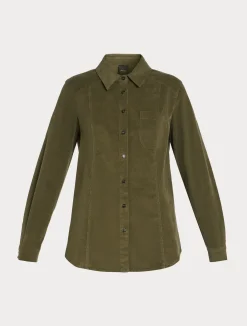 Camicia in velluto di cotone*Marina Rinaldi Hot