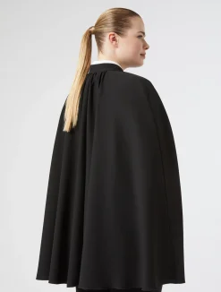 Cappa in crêpe envers satin*Marina Rinaldi Fashion