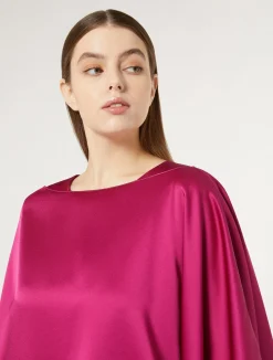 Cappa in crêpe envers satin*Marina Rinaldi Sale