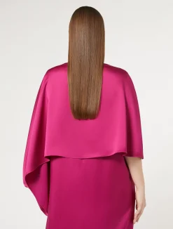 Cappa in crêpe envers satin*Marina Rinaldi Sale