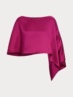 Cappa in crêpe envers satin*Marina Rinaldi Sale