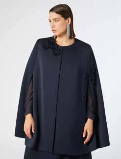 Cappa in duchesse con ricami*Marina Rinaldi Clearance