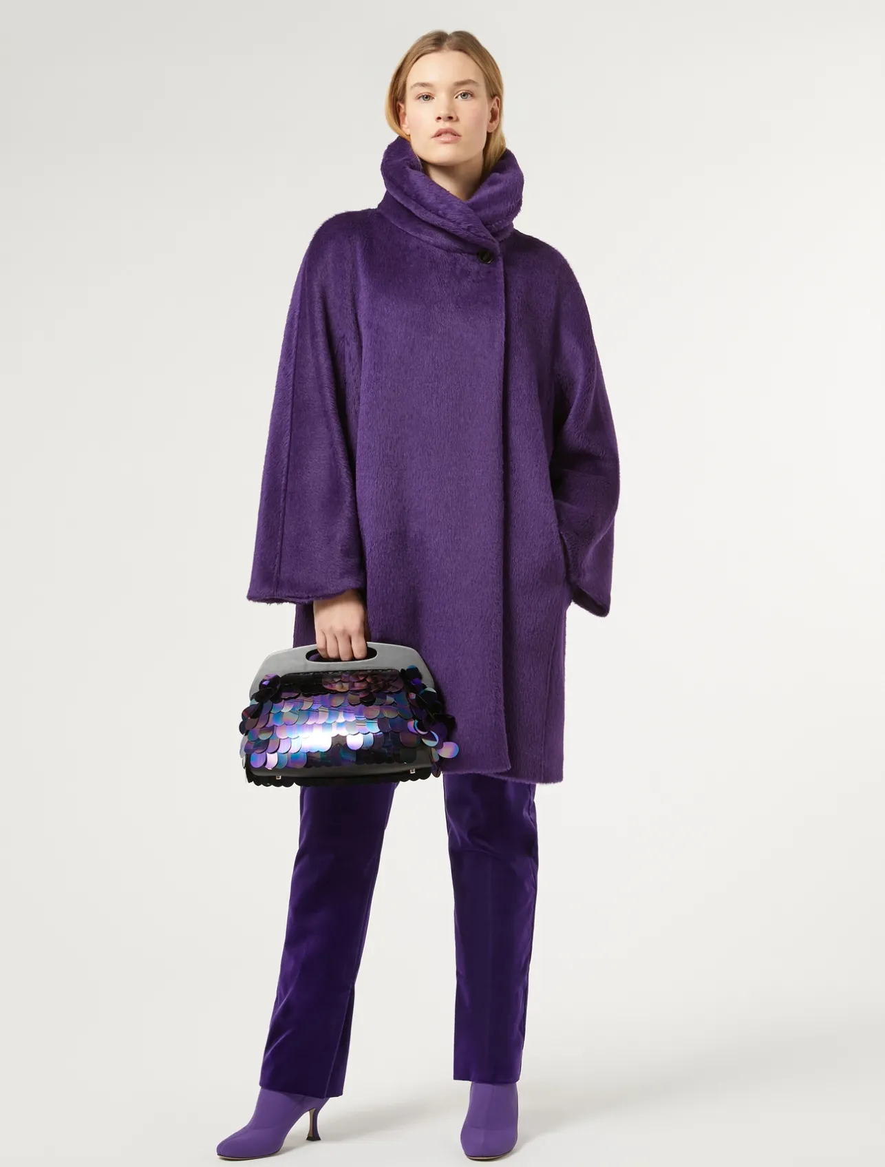 Cappotto in alpaca e lana*Marina Rinaldi Discount