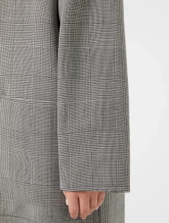 Cappotto in double di lana check*Marina Rinaldi Discount