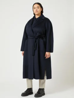 Cappotto in double di pura lana*Marina Rinaldi Sale
