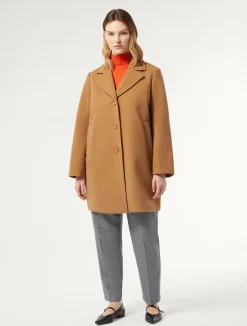 Cappotto in panno jersey e tela di nylon antigoccia*Marina Rinaldi Discount
