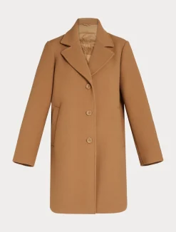 Cappotto in panno jersey e tela di nylon antigoccia*Marina Rinaldi Discount