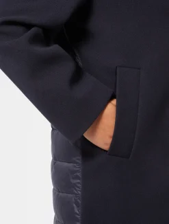 Cappotto in panno jersey e tela di nylon antigoccia*Marina Rinaldi Sale