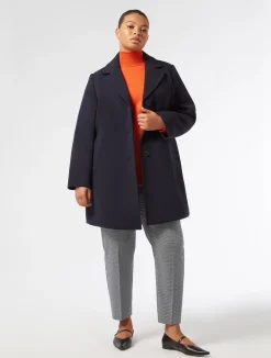 Cappotto in panno jersey e tela di nylon antigoccia*Marina Rinaldi Sale
