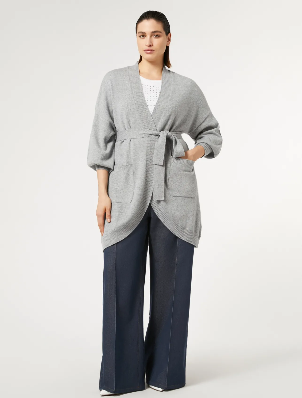 Cardigan in cachemire*Marina Rinaldi Outlet