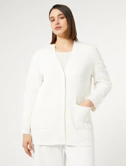 Cardigan in cotone con ricami*Marina Rinaldi Hot