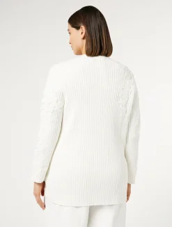 Cardigan in cotone con ricami*Marina Rinaldi Hot