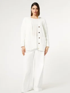 Cardigan in cotone con ricami*Marina Rinaldi Hot