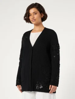 Cardigan in cotone con ricami*Marina Rinaldi Clearance