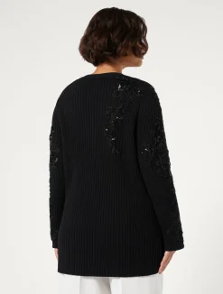 Cardigan in cotone con ricami*Marina Rinaldi Clearance