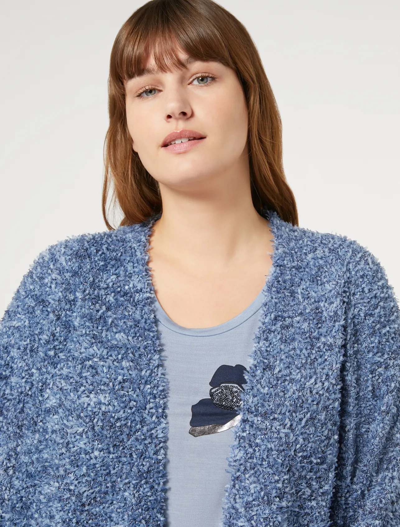 Cardigan in filato lurex*Marina Rinaldi Discount