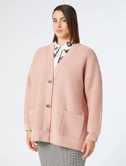 Cardigan in filato neoprene*Marina Rinaldi Hot