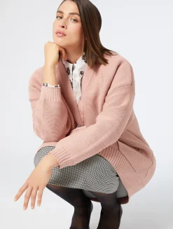 Cardigan in filato neoprene*Marina Rinaldi Hot