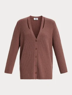 Cardigan in lana e cachemire*Marina Rinaldi Discount