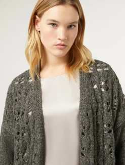 Cardigan in lana e lurex*Marina Rinaldi Best