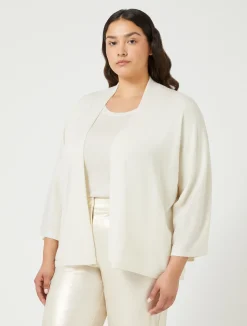 Cardigan in lana metallizzata*Marina Rinaldi Fashion