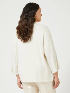 Cardigan in lana metallizzata*Marina Rinaldi Fashion
