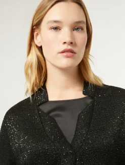 Cardigan in maglia con paillettes*Marina Rinaldi Clearance