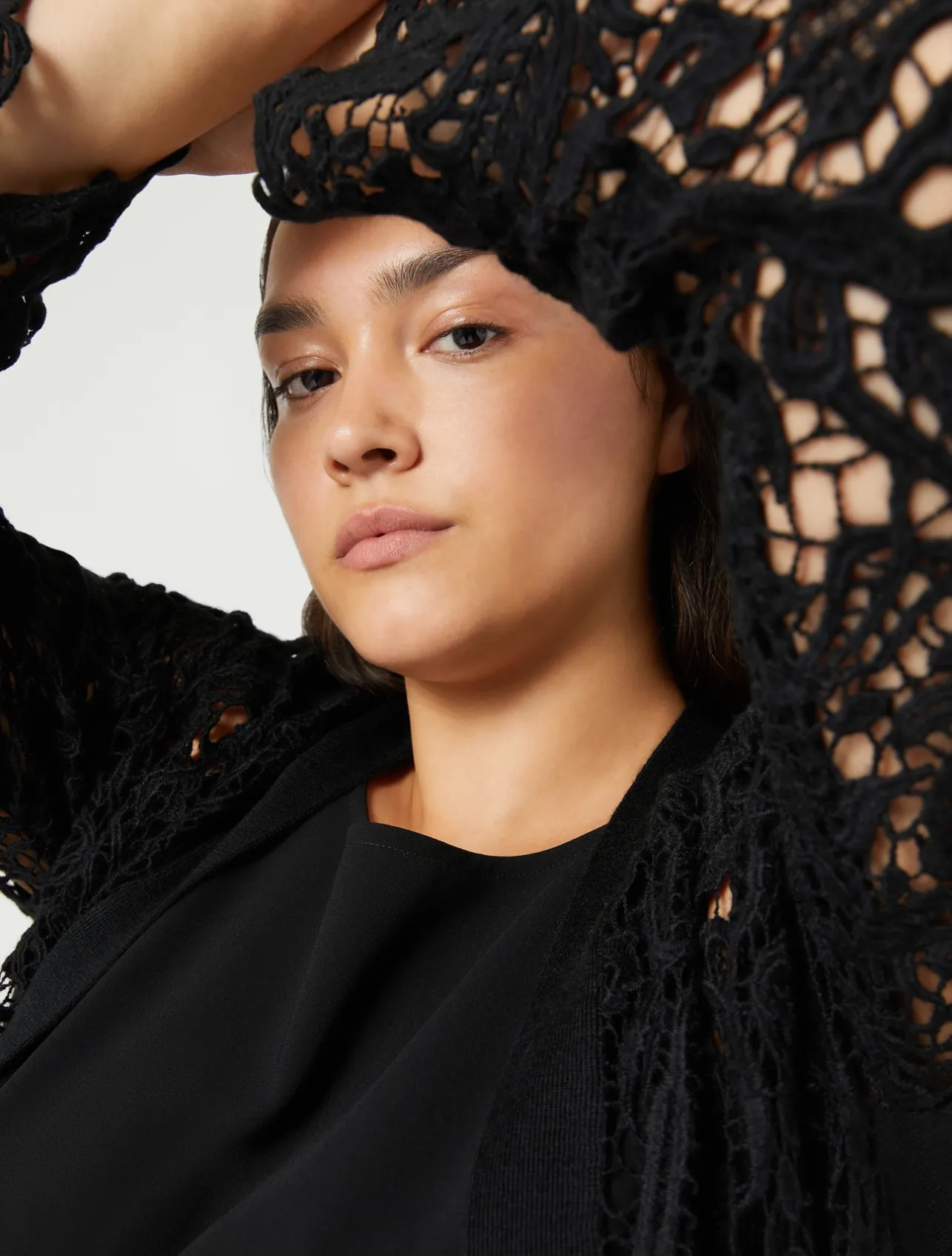 Cardigan in maglia con ricamo*Marina Rinaldi Sale
