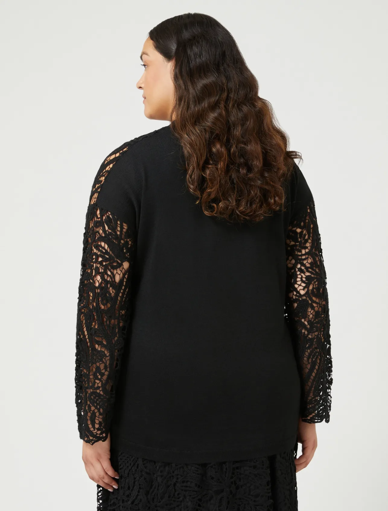 Cardigan in maglia con ricamo*Marina Rinaldi Sale