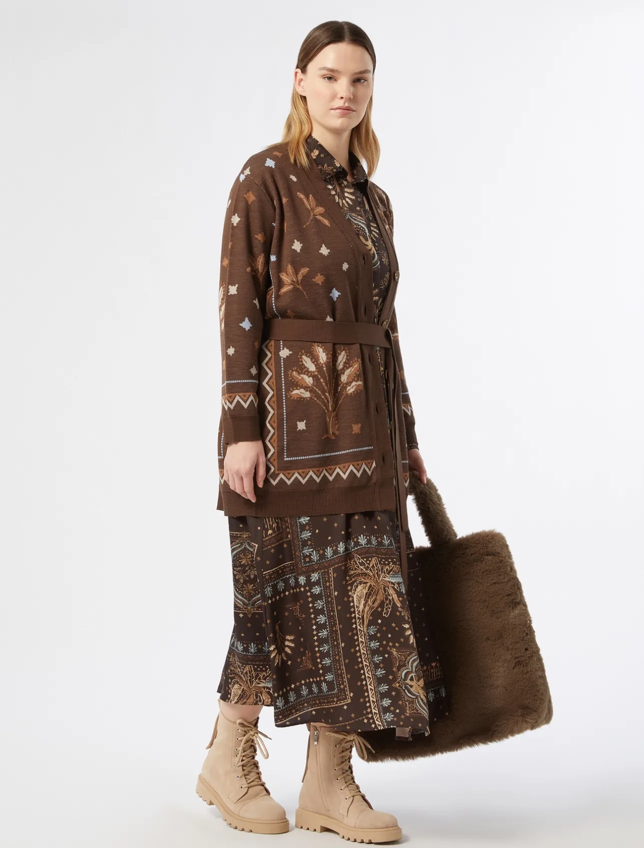 Cardigan in misto lana*Marina Rinaldi Fashion