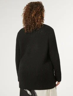 Cardigan in misto lana con strass*Marina Rinaldi Sale