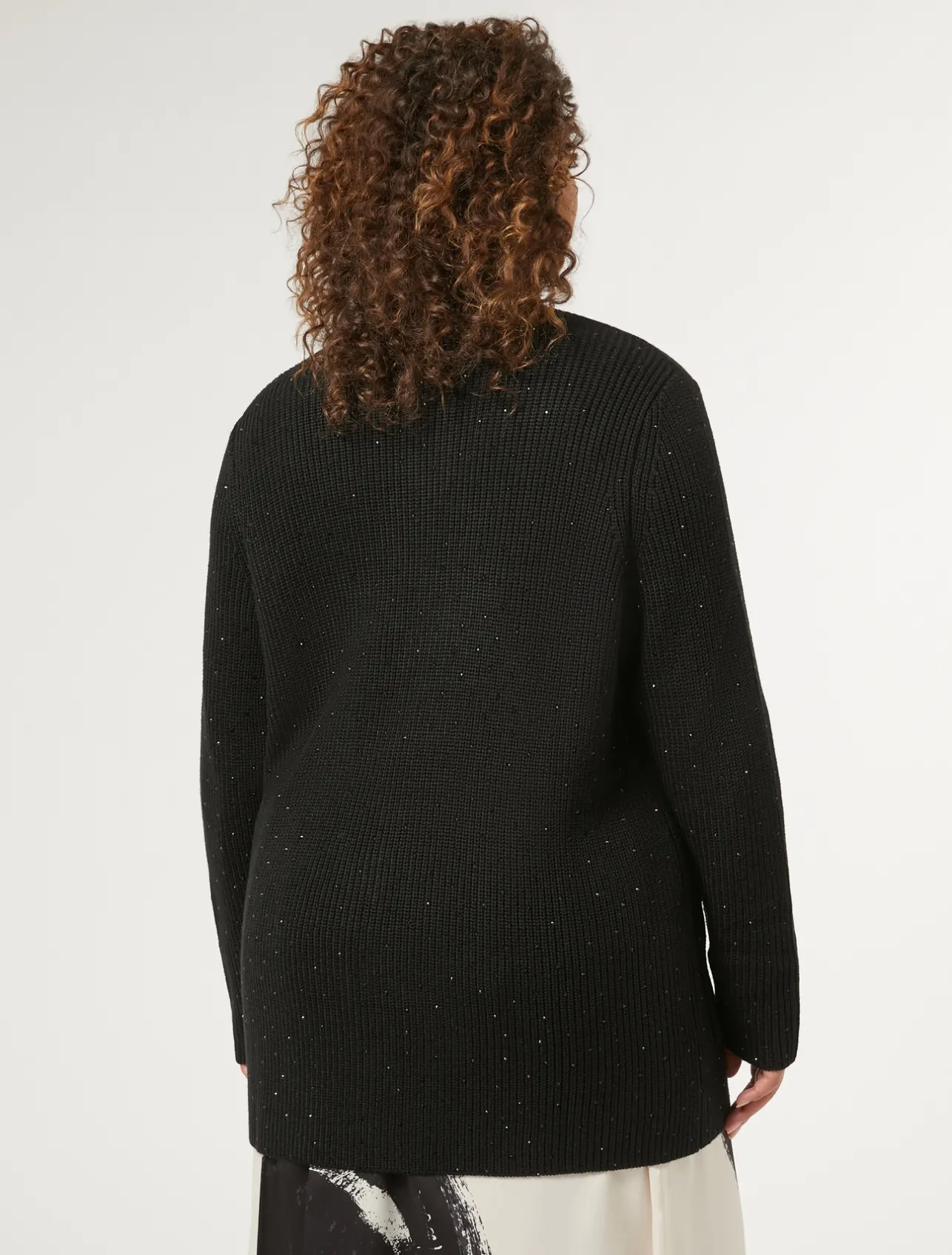 Cardigan in misto lana con strass*Marina Rinaldi Sale