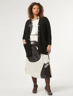Cardigan in misto lana con strass*Marina Rinaldi Sale