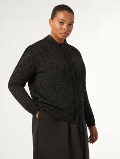 Cardigan in misto lana e lurex*Marina Rinaldi Sale