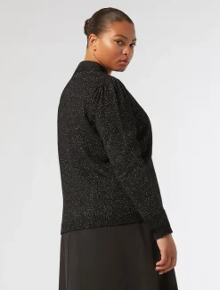 Cardigan in misto lana e lurex*Marina Rinaldi Sale