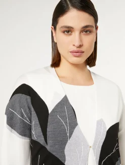 Cardigan in misto lana e seta*Marina Rinaldi Discount