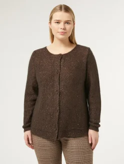 Cardigan in mohair e paillettes*Marina Rinaldi Sale