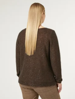 Cardigan in mohair e paillettes*Marina Rinaldi Sale