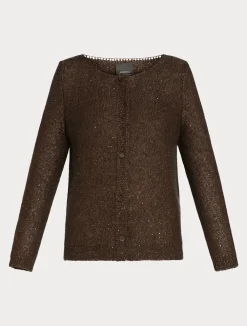 Cardigan in mohair e paillettes*Marina Rinaldi Sale