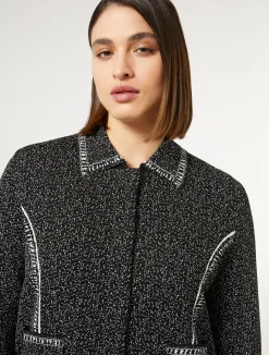 Cardigan in viscosa jacquard*Marina Rinaldi Online