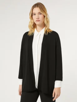 Cardigan in viscosa stretch crêpe*Marina Rinaldi Discount
