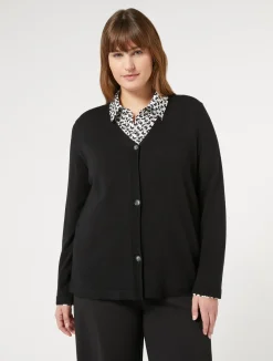 Cardigan in viscosa stretch*Marina Rinaldi Fashion