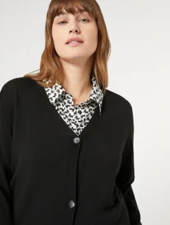 Cardigan in viscosa stretch*Marina Rinaldi Fashion