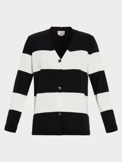 Cardigan in viscosa stretch*Marina Rinaldi New