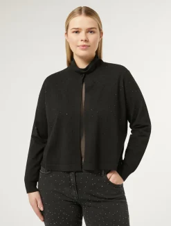 Cardigan in viscosa stretch*Marina Rinaldi Sale