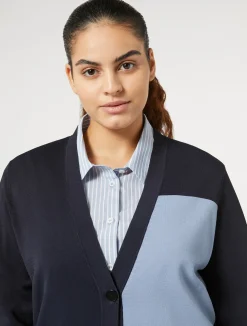 Cardigan in viscosa stretch*Marina Rinaldi Outlet