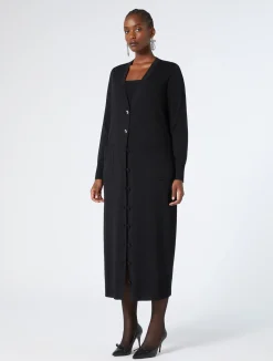 Cardigan lungo in viscosa*Marina Rinaldi New
