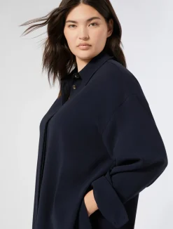 Casacca in cady triacetato*Marina Rinaldi Best